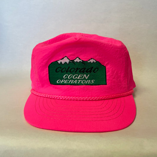 Vintage Cogen Operators Brush Colorado Zipback Hat