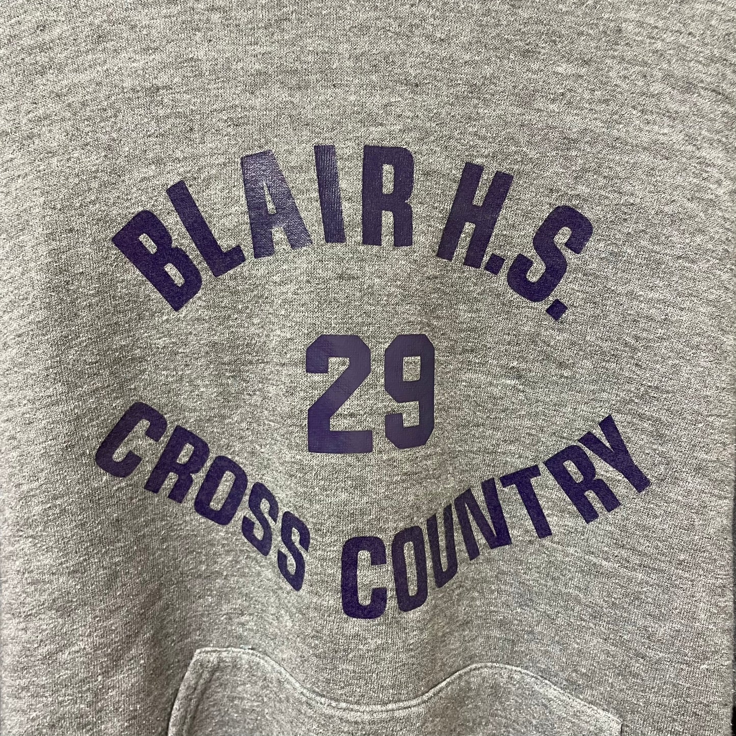 Vintage Russell Athletic Blair HS Cross Country #29 Hoodie S