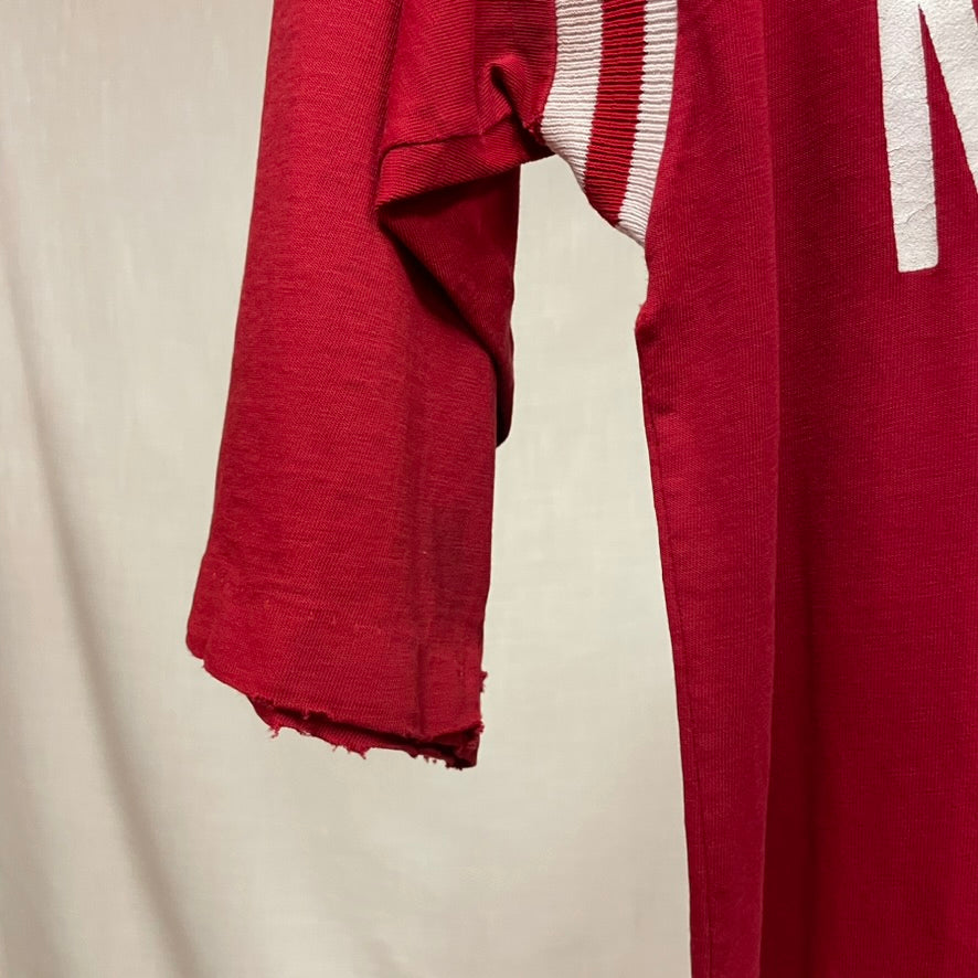 Vintage Nebraska Huskers 80s 3/4 Shirt L