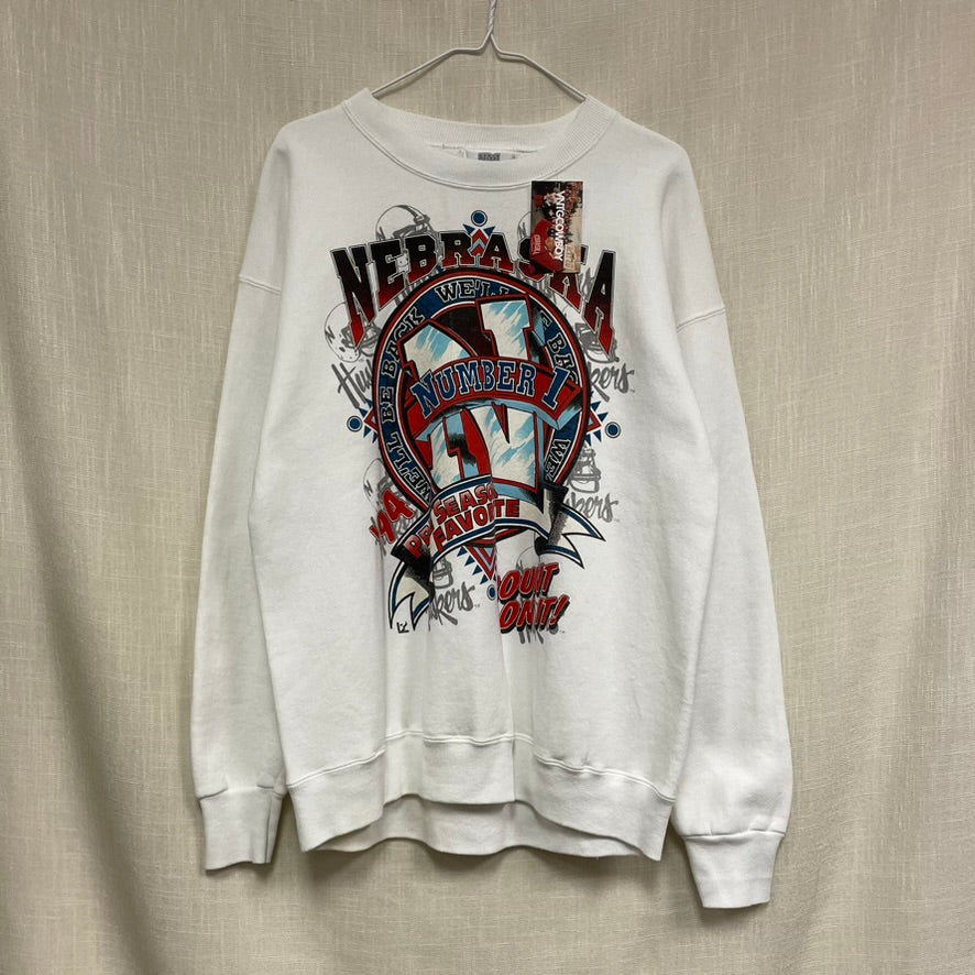 Vintage Nebraska Huskers Crewneck XL
