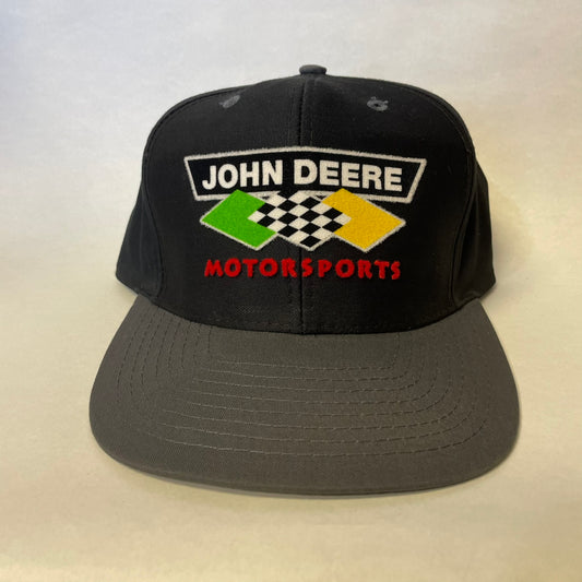 Vintage John Deere Motorsports Snapback Hat