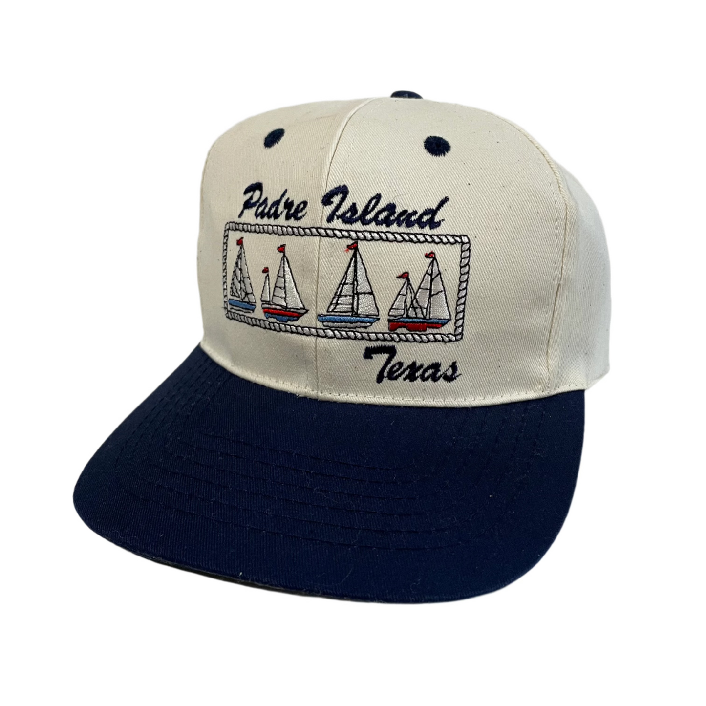 Vintage Padre Island Texas Destination Snapback