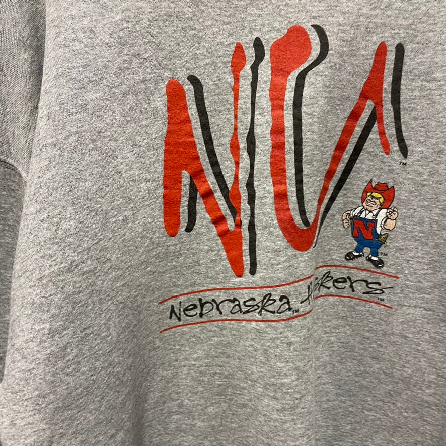 Vintage Nebraska Huskers Crewneck XXL