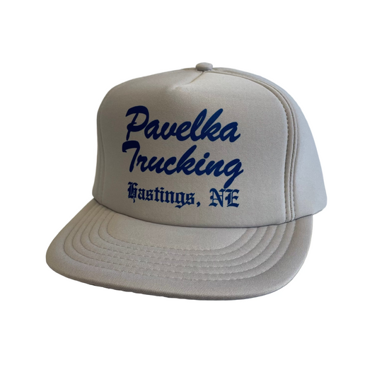 Vintage Pavelka Trucking Hastings Nebraska Snapback Hat
