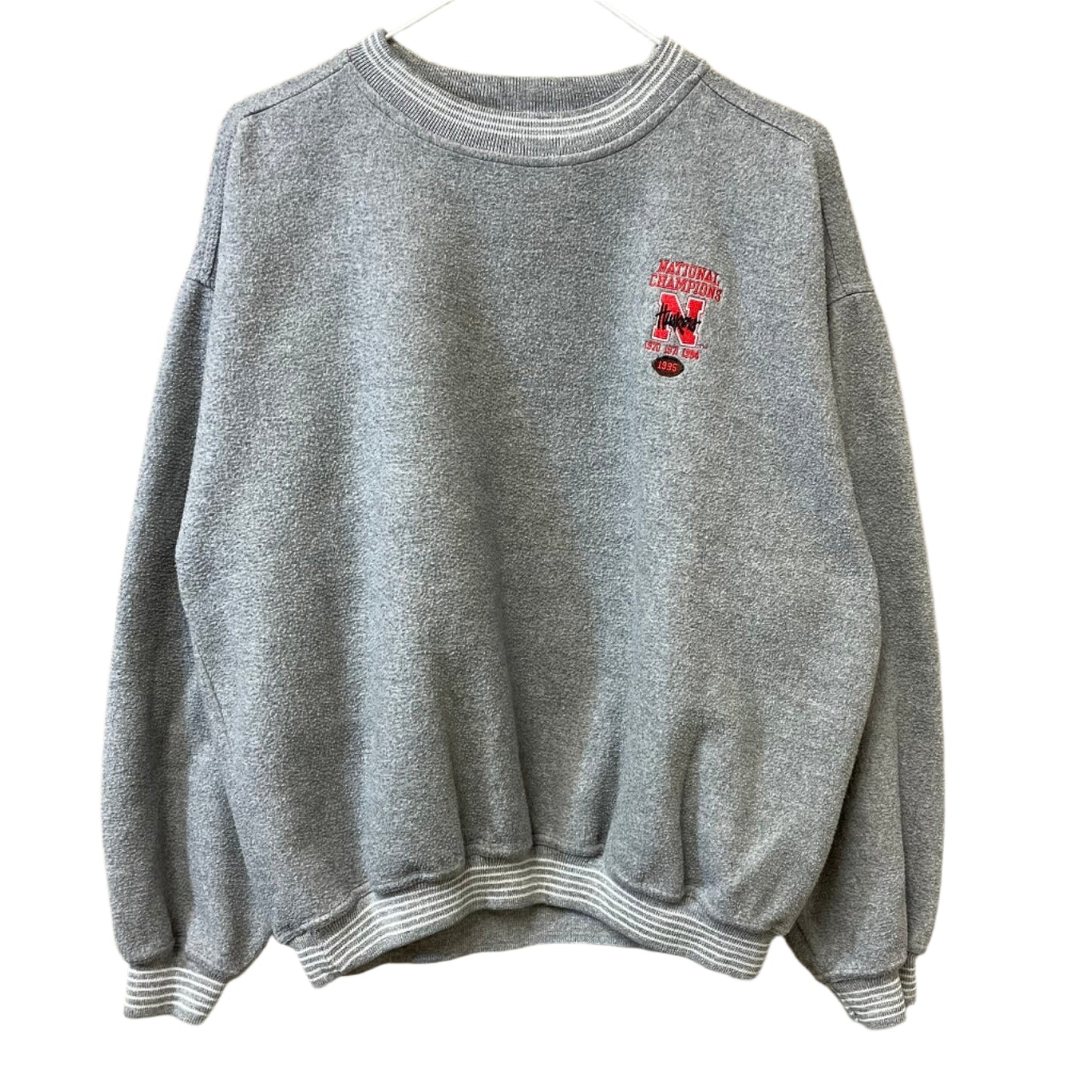 Vintage Nebraska Huskers National Champions Crewneck L