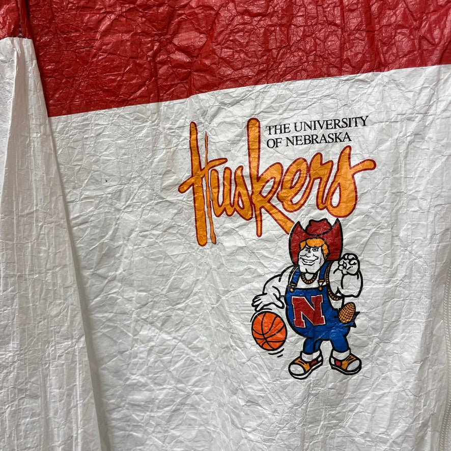 Vintage Nebraska Huskers Big 8 Basketball Jacket XL