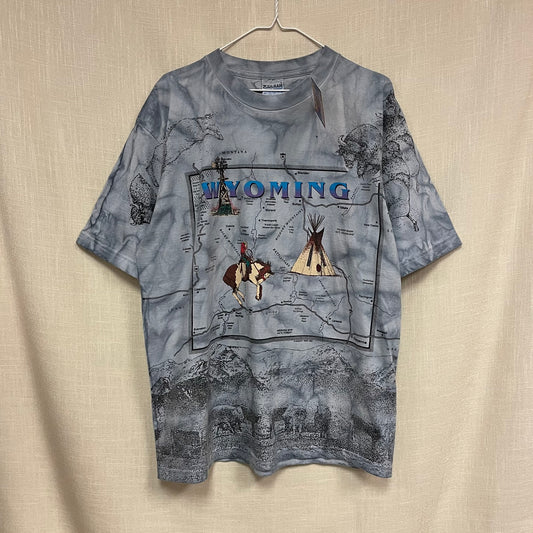 Vintage Wyoming AOP Shirt XL
