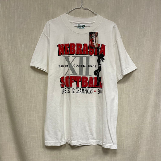 Vintage Nebraska Huskers 1998 Softball Big 12 Champions Shirt L