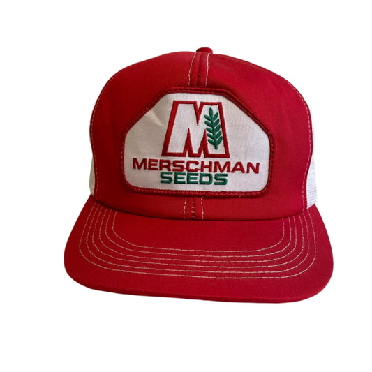 Vintage Merschman Seeds Snapback Hat