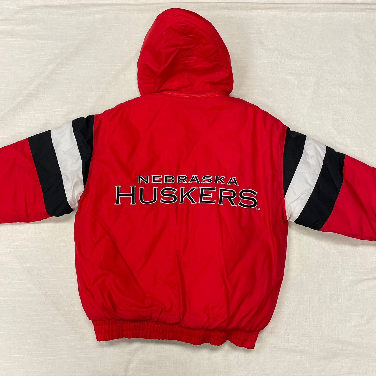 Vintage Nebraska Huskers Puffer Jacket XL