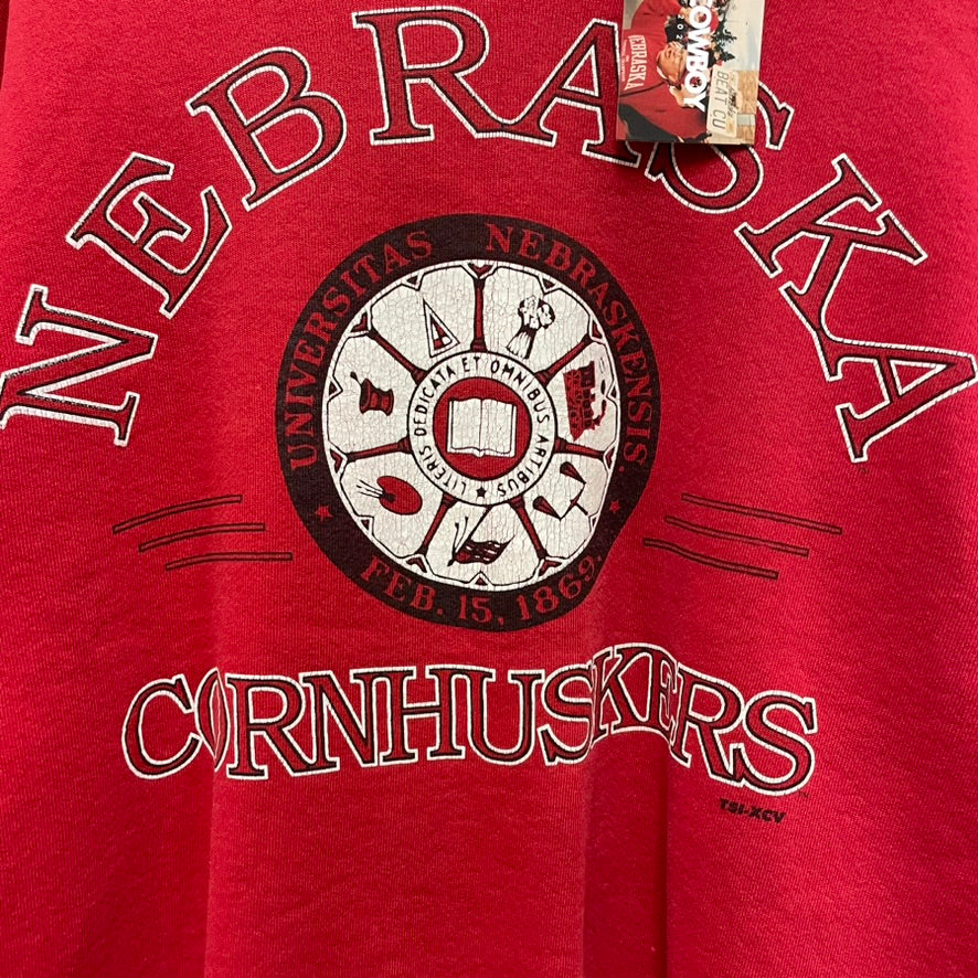 Vintage Nebraska Huskers Crewneck M