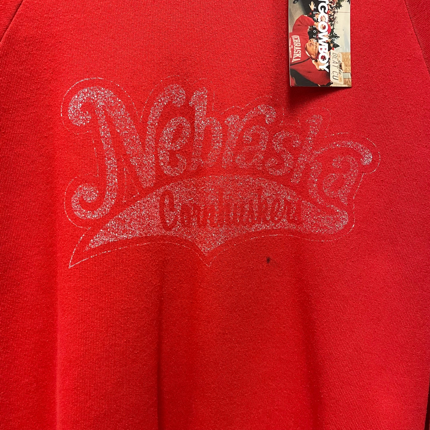 Vintage Nebraska Huskers Crewneck L