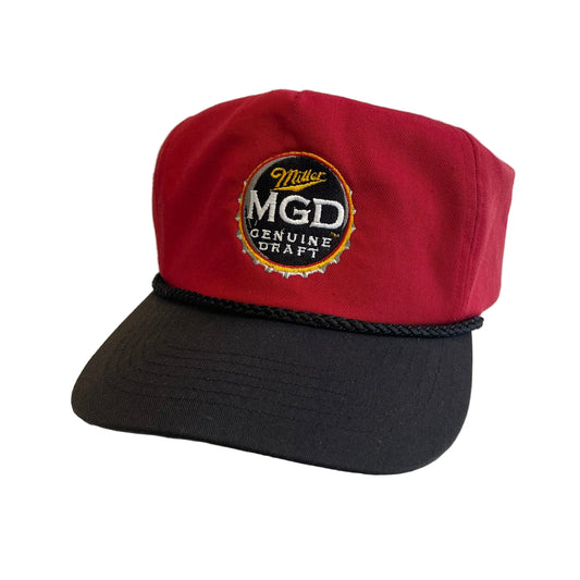 Vintage Miller Genuine Draft Beer Snapback Hat