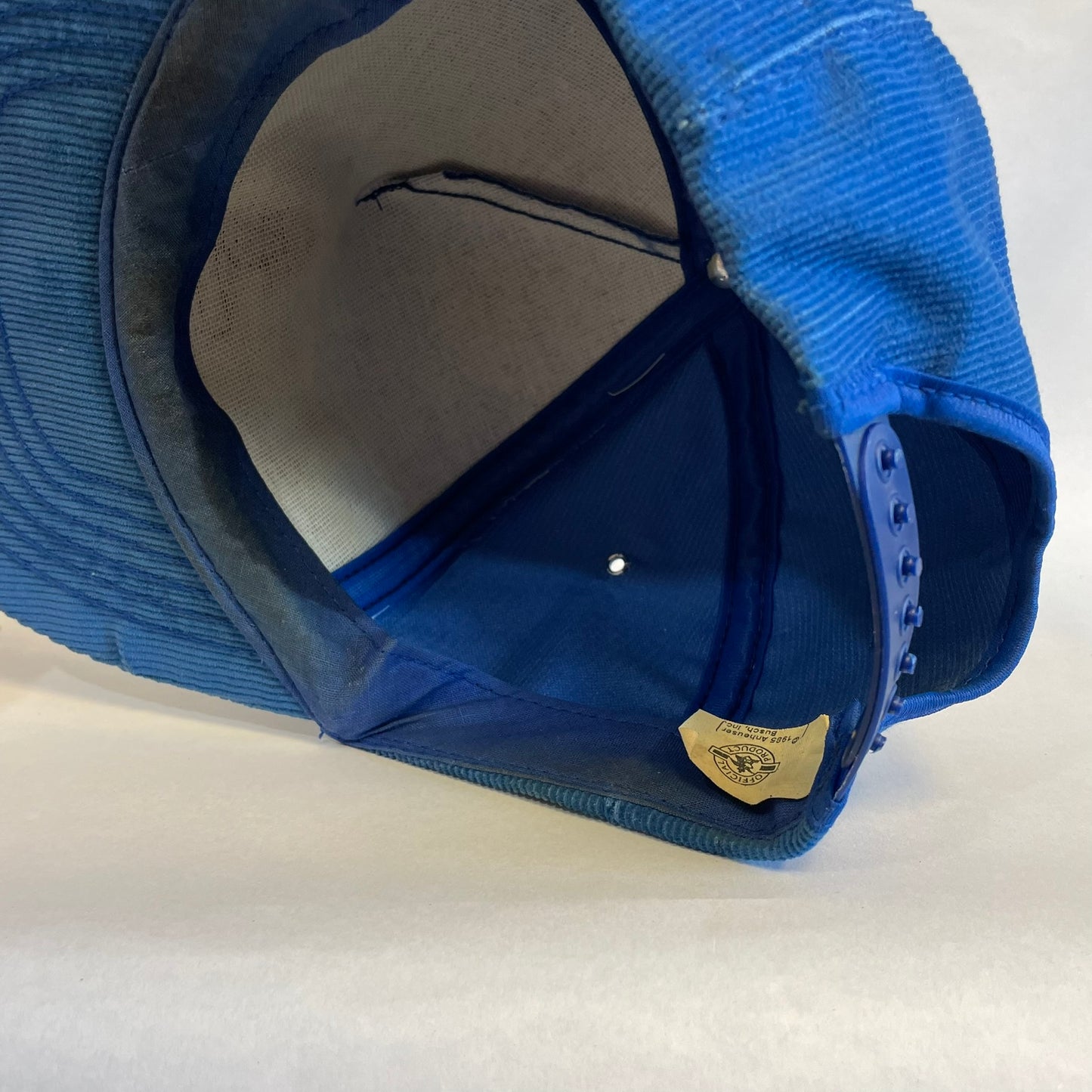 Vintage Bud Light Spuds Mackenzie Corduroy Snapback Hat