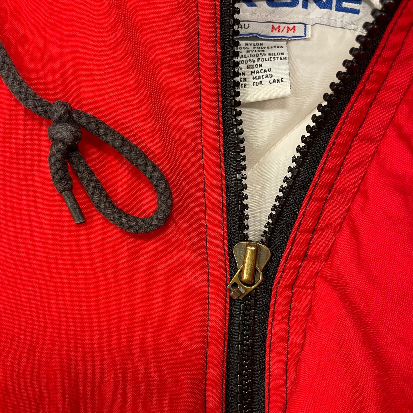 Vintage Nebraska Huskers Sharktooth APEX ONE Puffer Jacket M *FLAW*