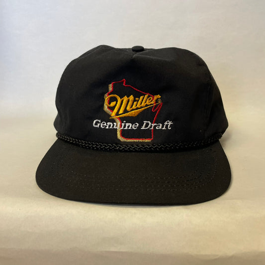 Vintage Miller Genuine Draft Beer Strapback Hat