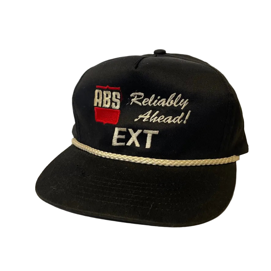 Vintage ABS Reliably Ahead Strapback Hat