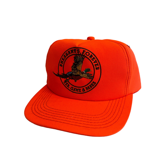 Vintage Pheasants Forever Nebraska Game and Parks Snapback Hat