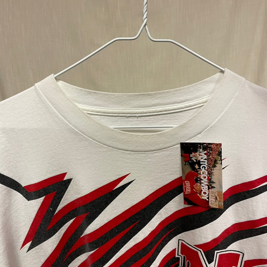Vintage Nebraska Huskers STARTER Shockwave Shirt XL