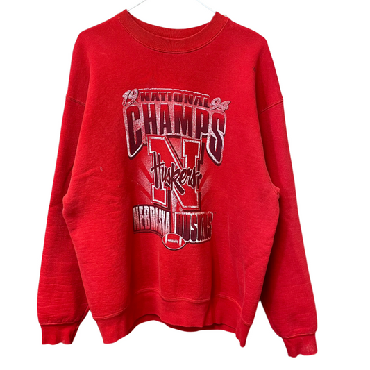 Vintage Nebraska Huskers 1994 National Champions Crewneck XL