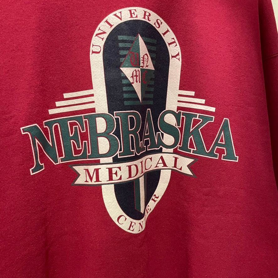 Vintage University of Nebraska Huskers Medicine Crewneck L