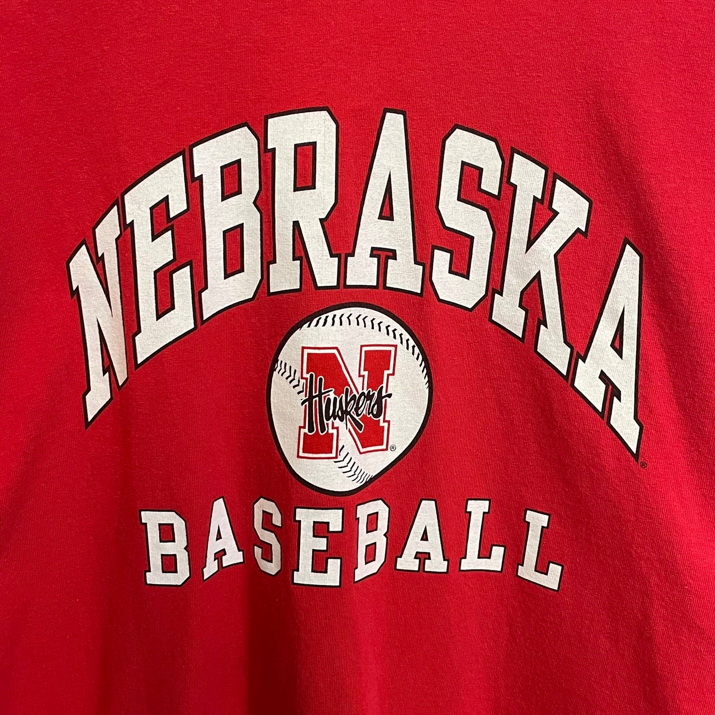 Vintage Nebraska Huskers Baseball Shirt XL