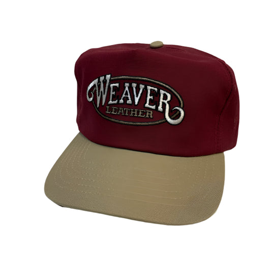 Vintage Weaver Leather Strapback