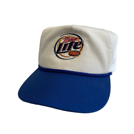 Vintage Miller Lite Beer Snapback Hat