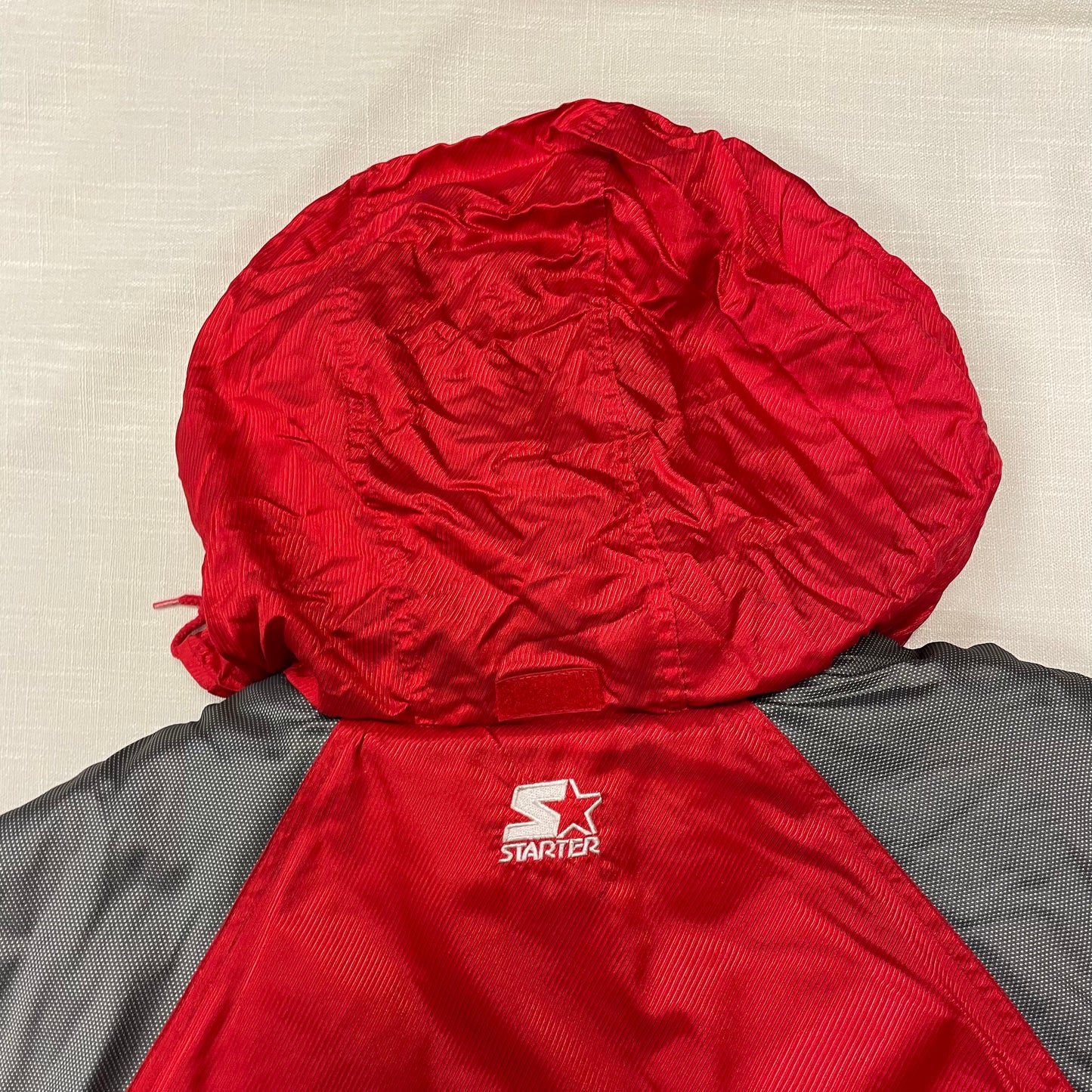 Vintage Nebraska Huskers STARTER Puffer Jacket L