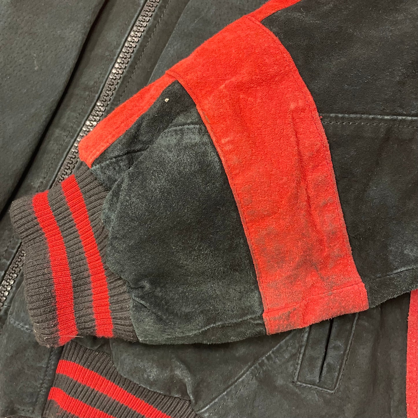 Vintage Nebraska Huskers Suede Jacket XXL