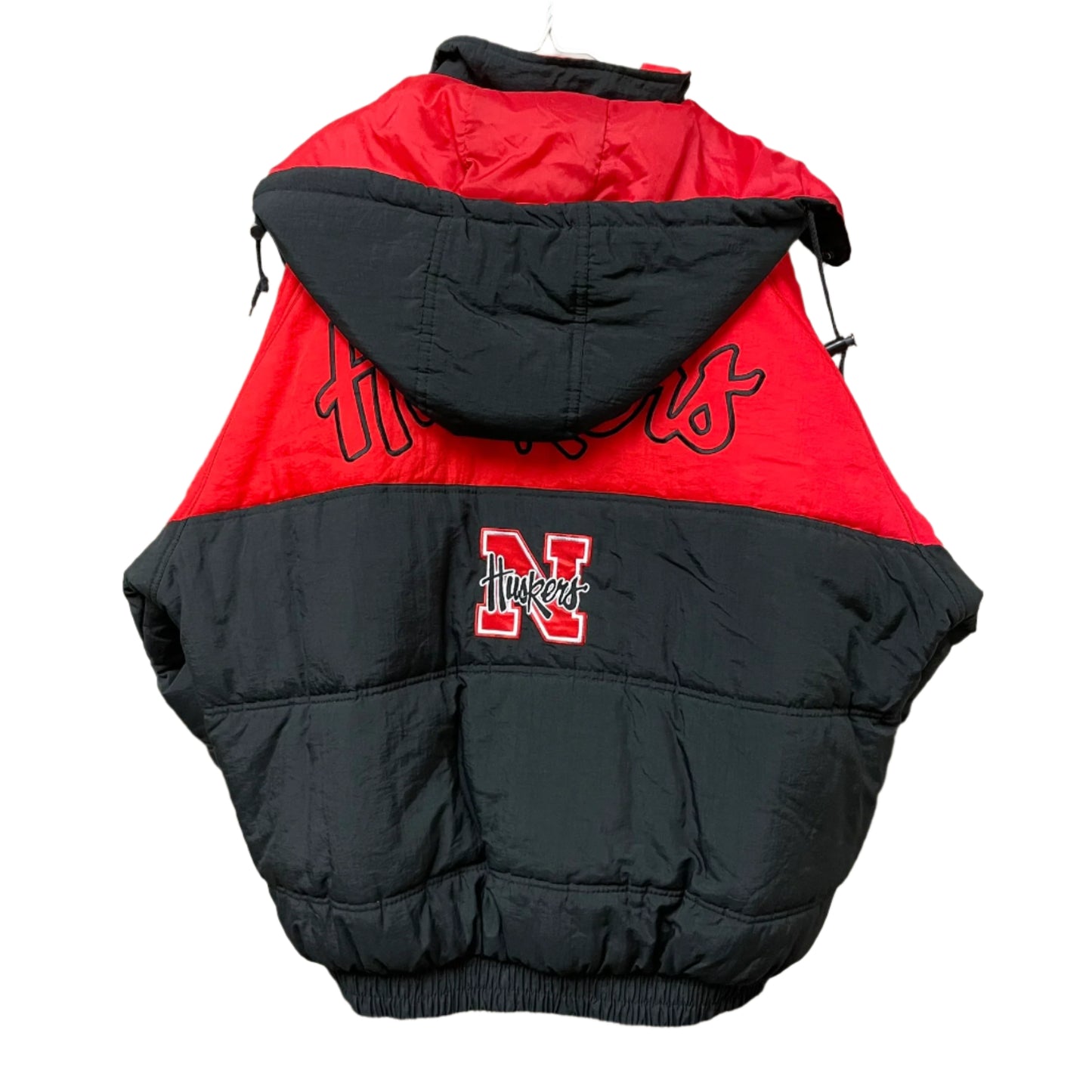 Vintage Nebraska Huskers Pro Player Puffer Jacket XXL