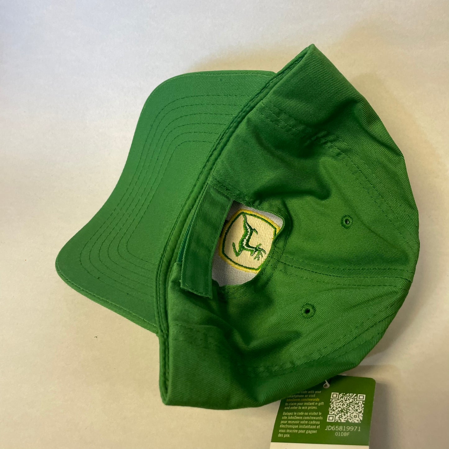 John Deere Velcro Hat NWT