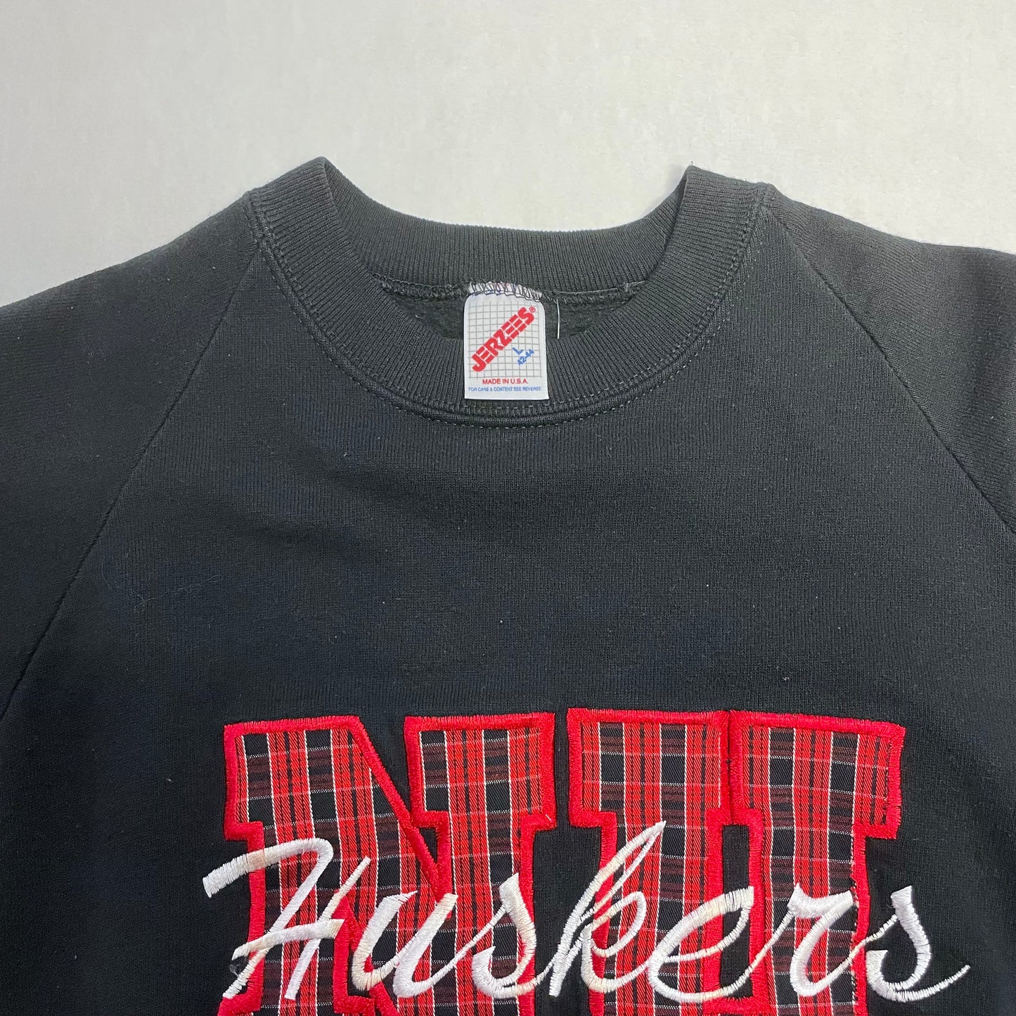 Vintage Nebraska Huskers Jerzees Crewneck L