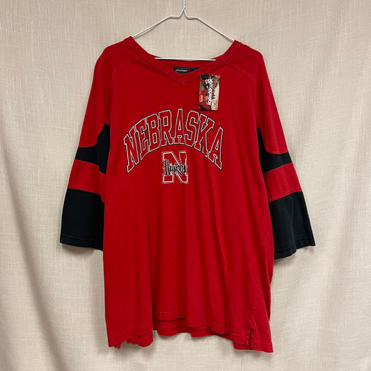 Vintage Nebraska Huskers 3/4 Shirt XL