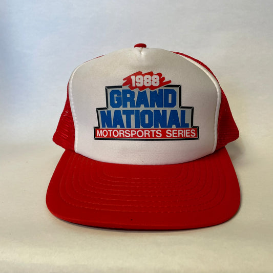 Vintage 1988 Grand National Motorsports Series Snapback Trucker Hat