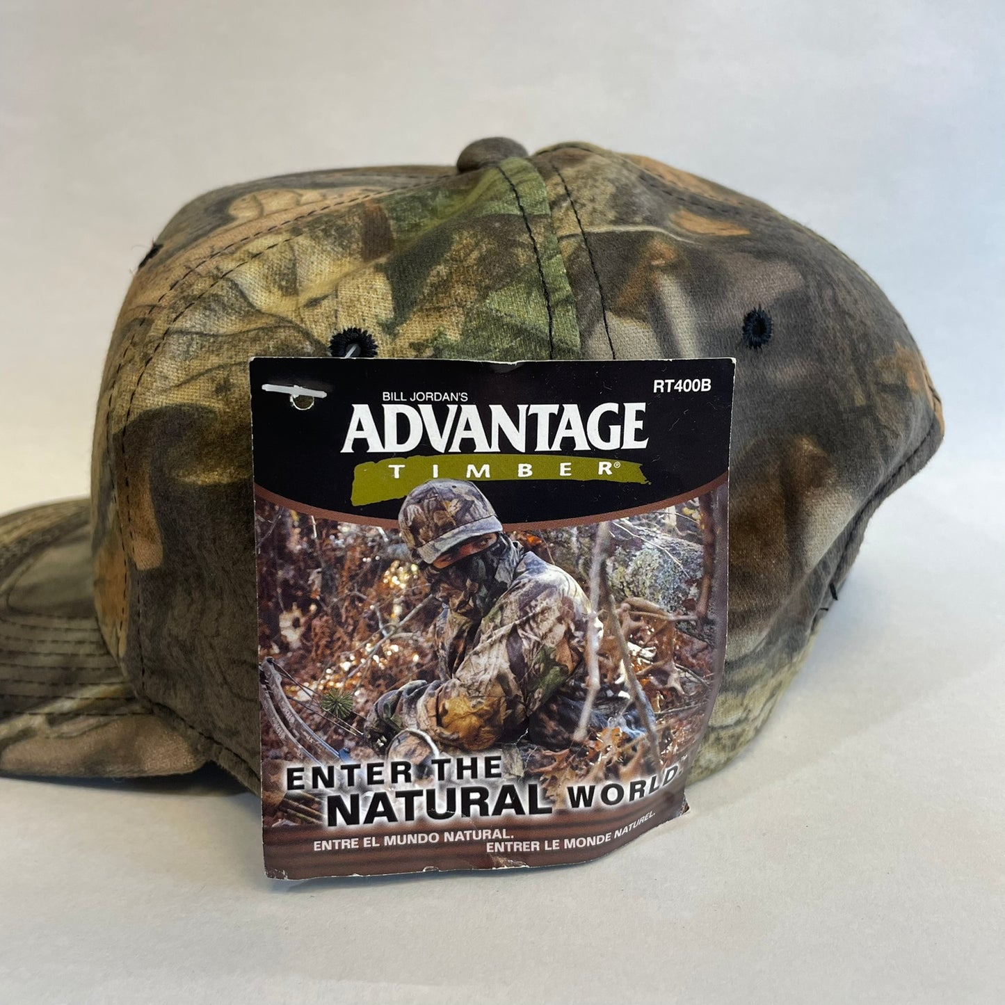 Vintage Miller High Life Beer Advantage Camo Snapback Hat NWT