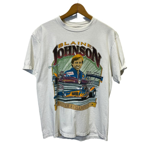 Vintage Blain Johnson Racing Shirt L