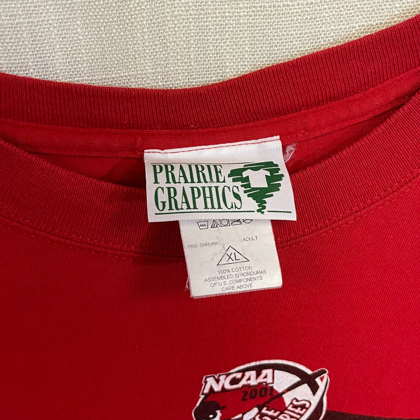 Vintage Nebraska Huskers Baseball Shirt 2001 College World Series XL