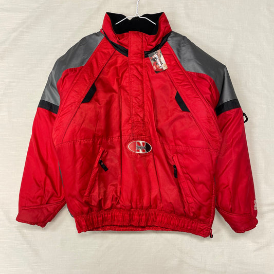 Vintage Nebraska Huskers STARTER Puffer Jacket L