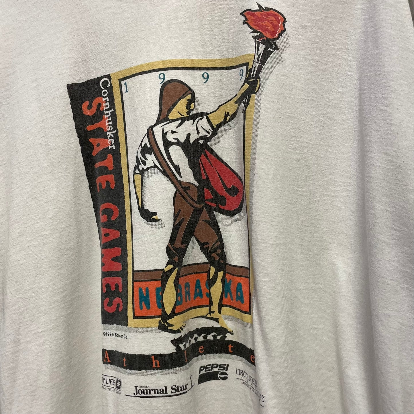 Vintage Nebraska 1999 State Games Shirt XL