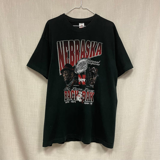 Vintage Nebraska Huskers 1994 1995 National Champions Shirt XL