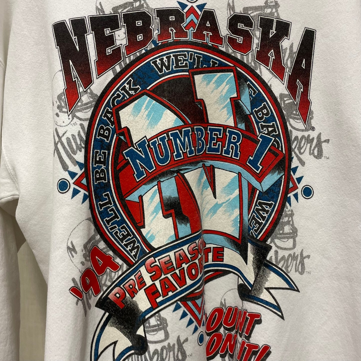 Vintage Nebraska Huskers Crewneck XL