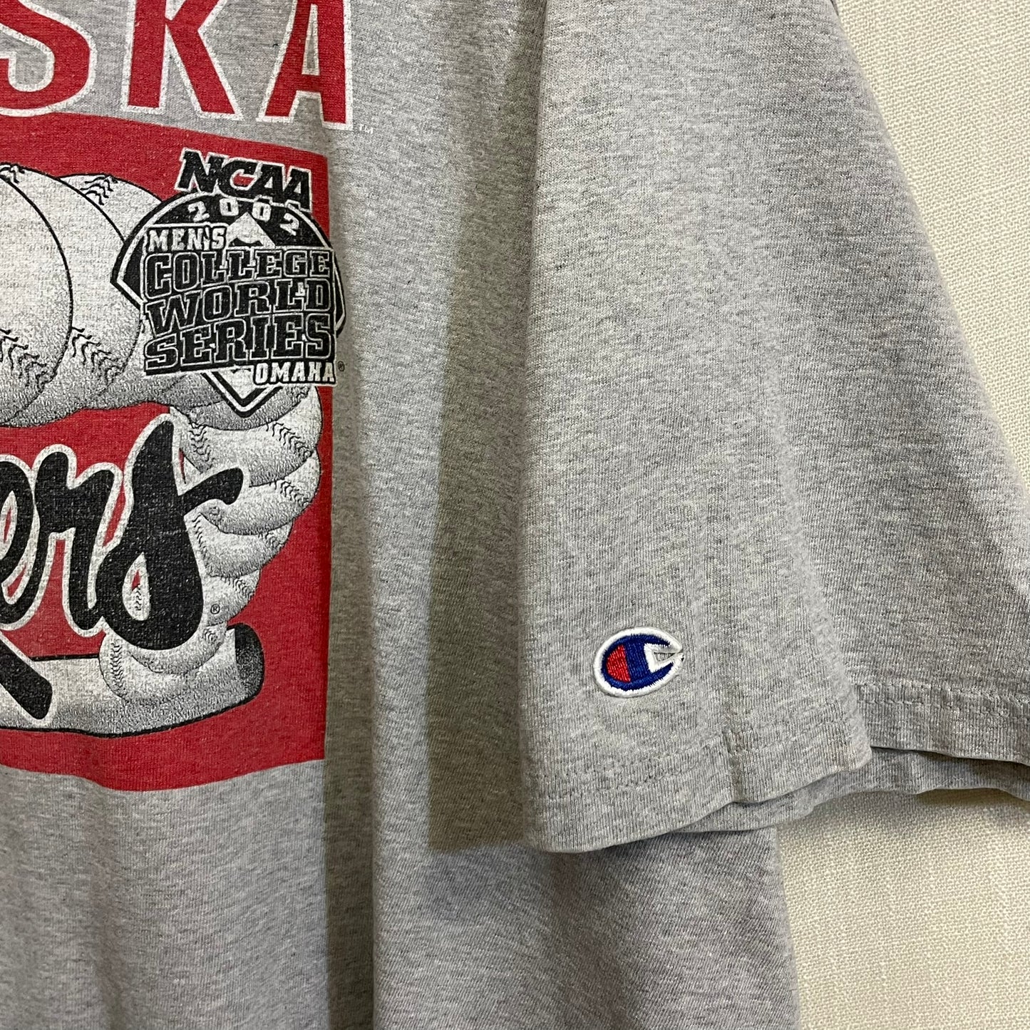 Vintage Nebraska Huskers 2001 College World Series Shirt XL