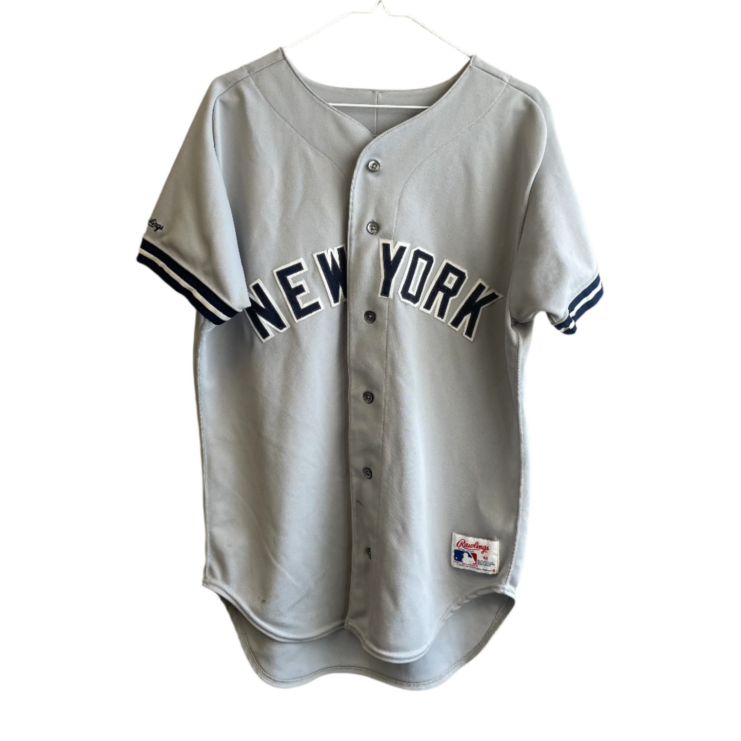 Vintage New York Yankees Jersey Rawlings 42 L