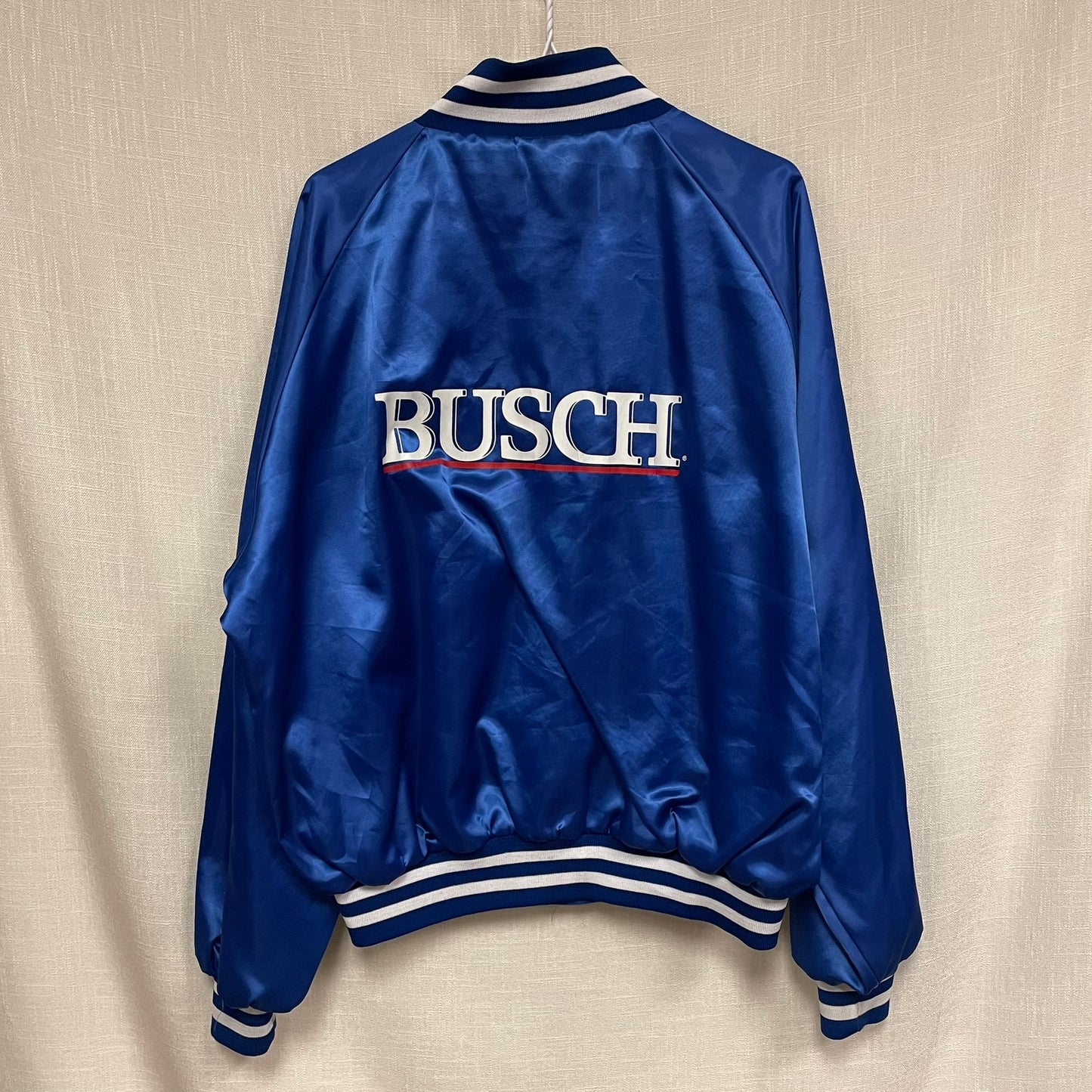 Vintage Busch Satin Bomber Jacket XXL