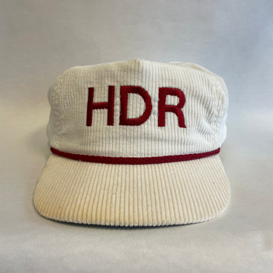 Vintage HDR Corduroy Strapback Hat