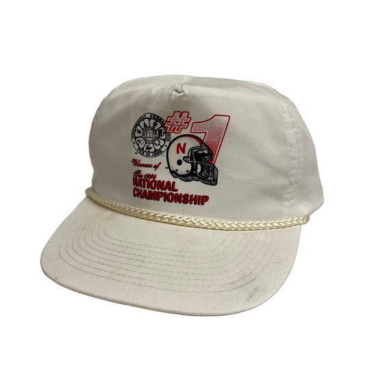 Vintage Nebraska Huskers National Championship Snapback Hat