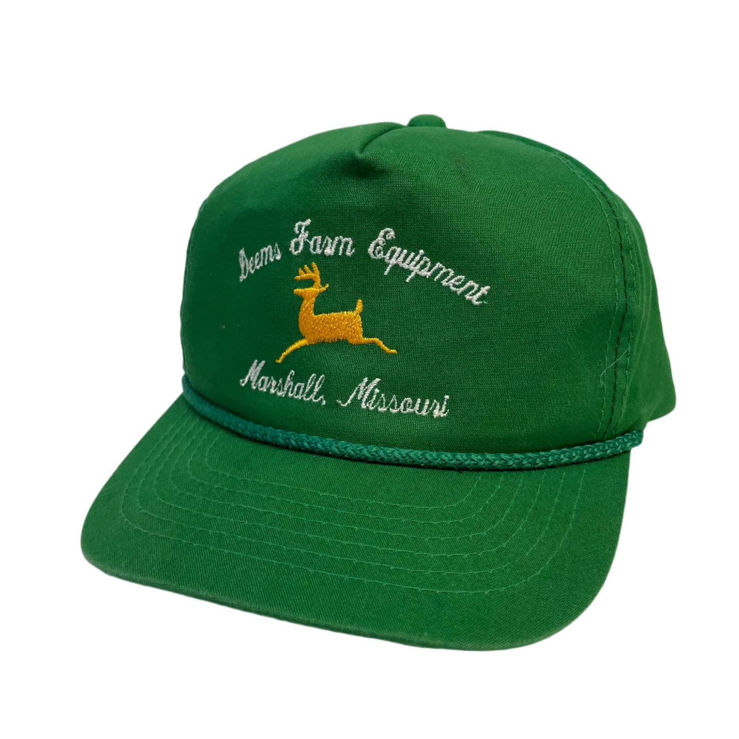 Vintage John Deere Deems Farm Equipment Marshall Missouri Snapback