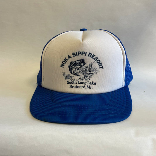 Vintage Noka Sippi Resort Brainerd Minnesota Snapback Trucker Hat