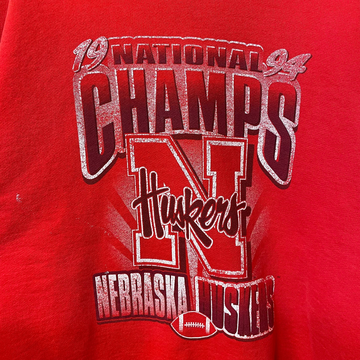 Vintage Nebraska Huskers 1994 National Champions Crewneck XL
